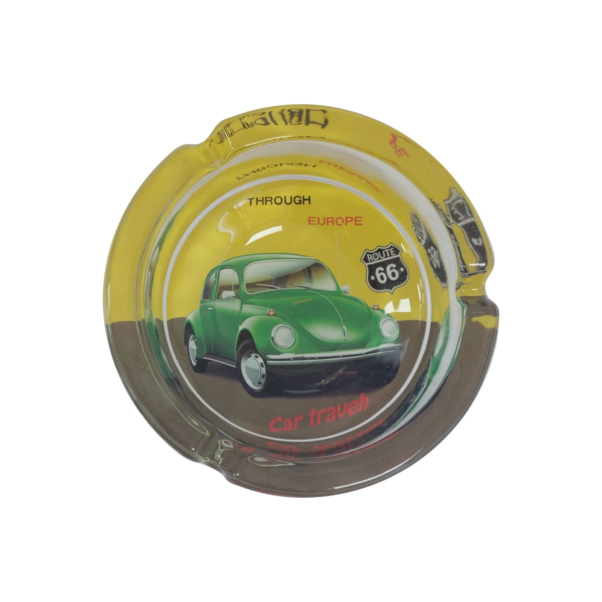 Cenicero Pyrex Redondo Automovil 4x10cm3