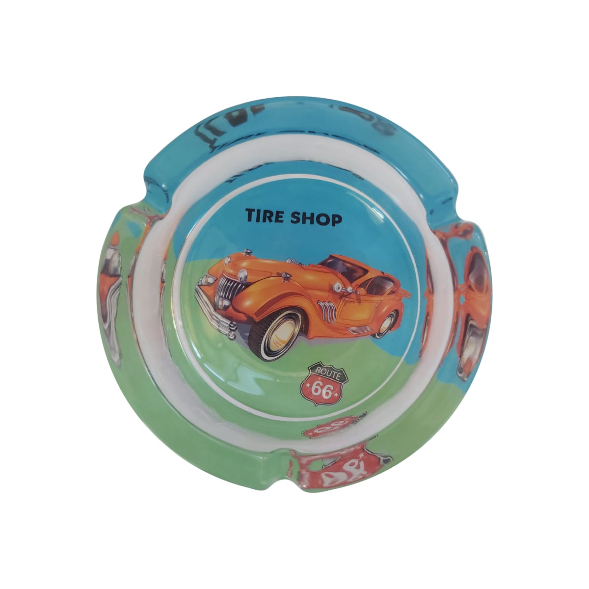 Cenicero Pyrex Redondo Automovil 4x10cm4