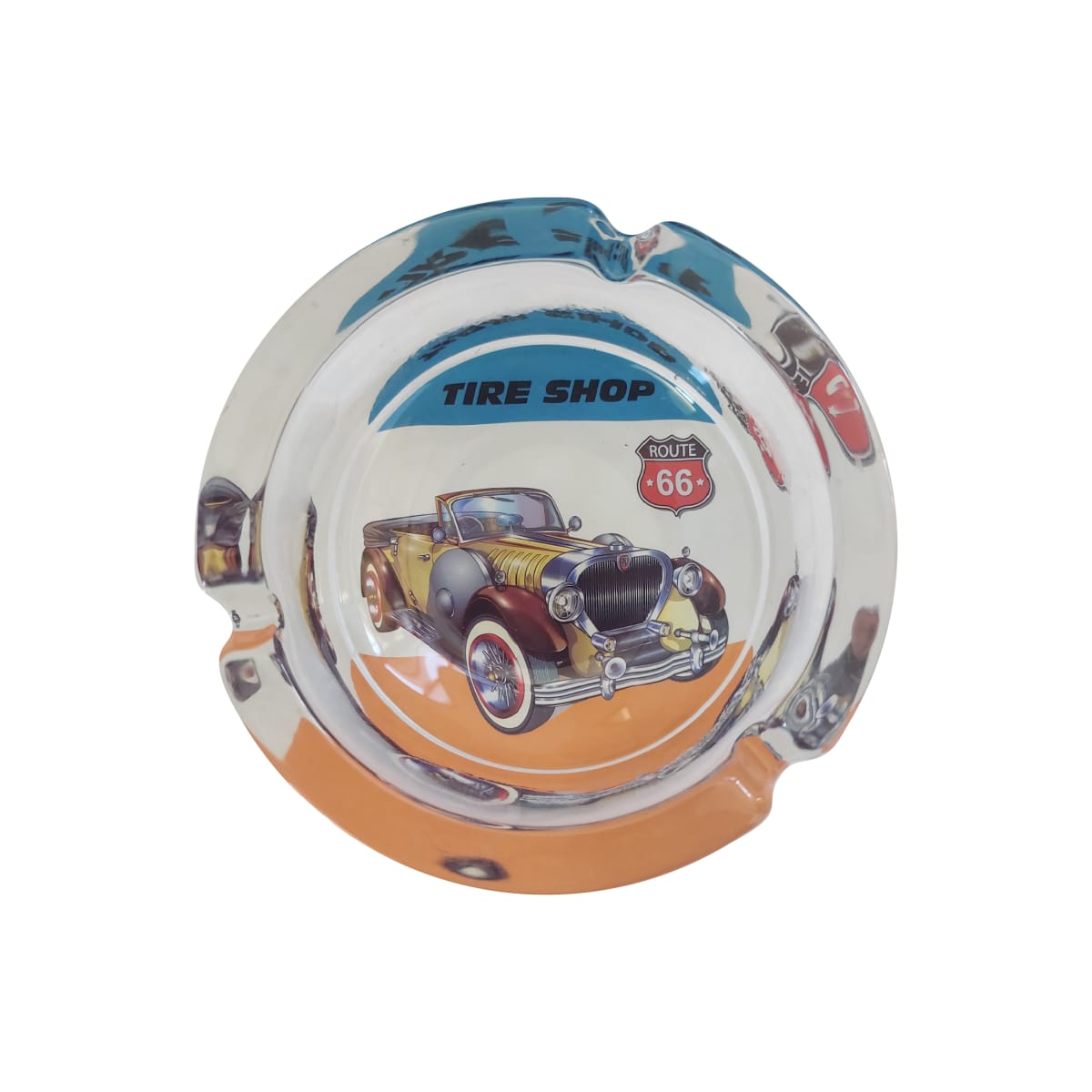 Cenicero Pyrex Redondo Automovil 4x10cm6