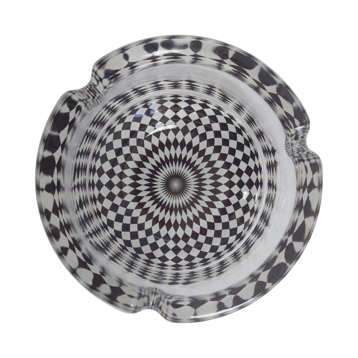 Cenicero Pyrex Redondo Psicodelico 4x10cm5