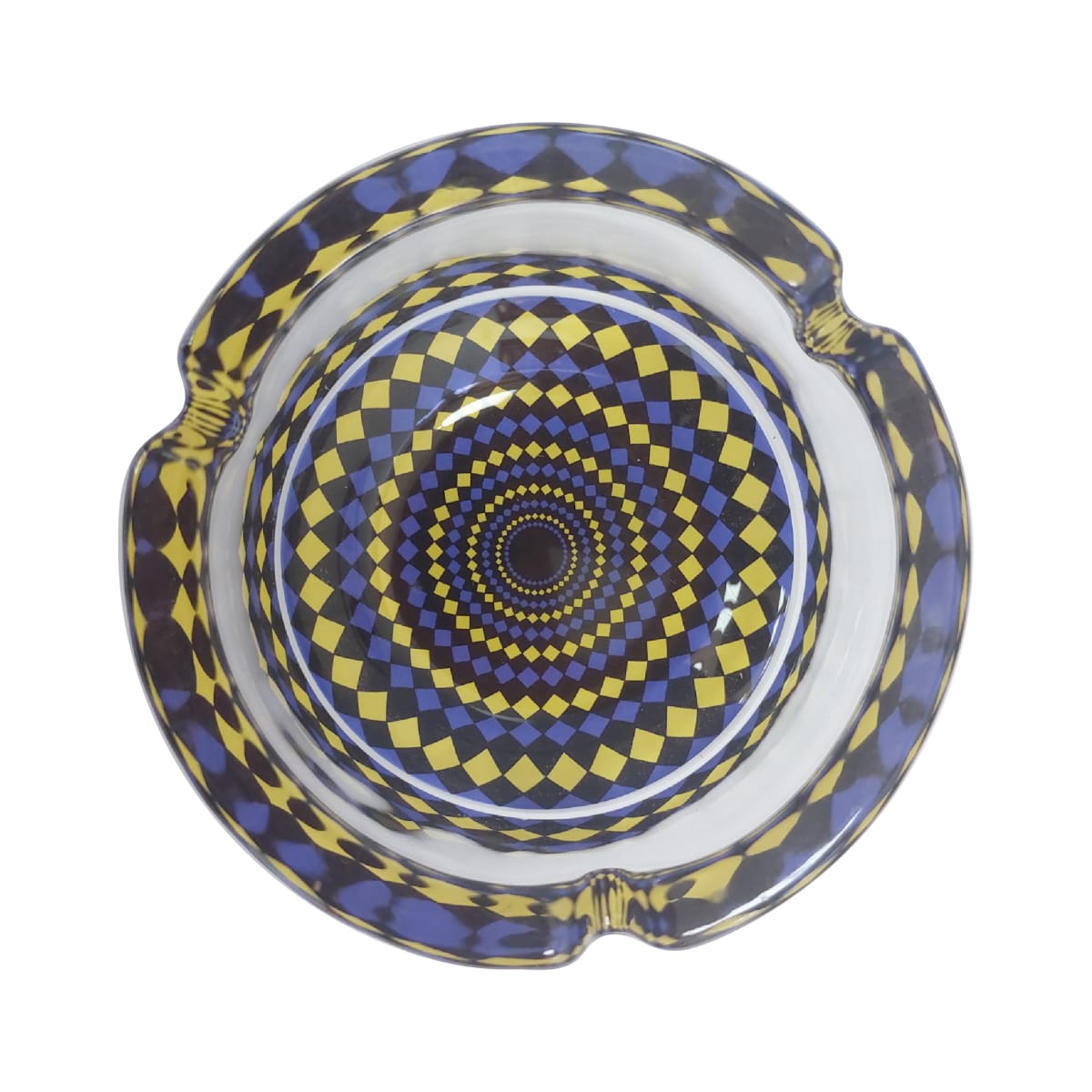 Cenicero Pyrex Redondo Psicodelico 4x10cm6