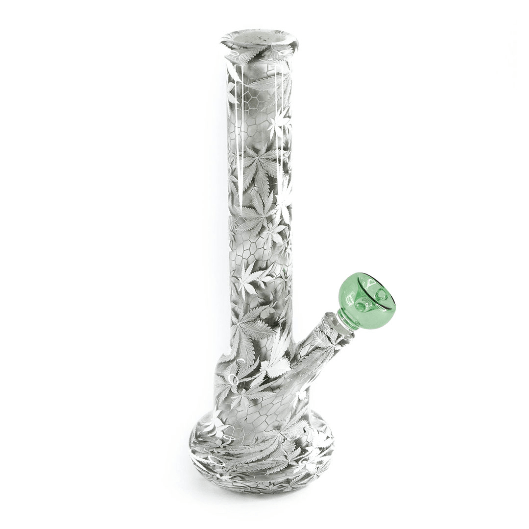 Bong Pyrex Hoja gris 26CM 0