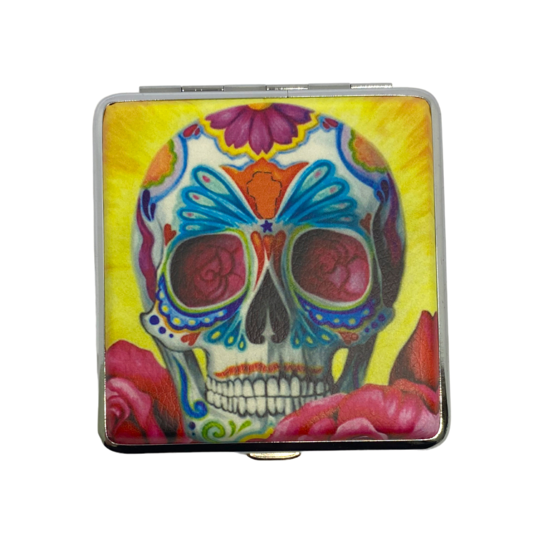 Cigarrera Diseño Calavera 9x10cm5