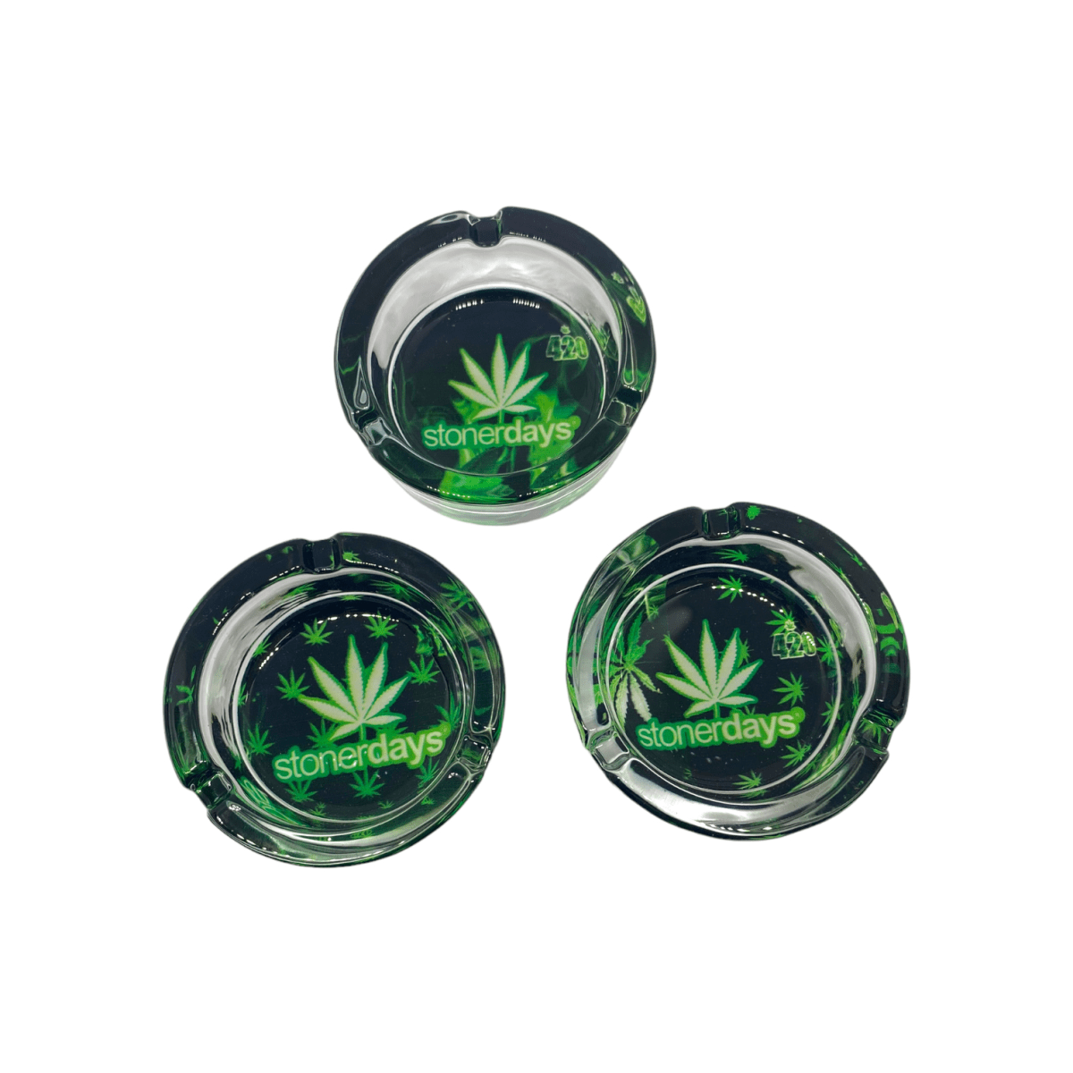 Cenicero Glow Hoja Stonerdays Redondo 0