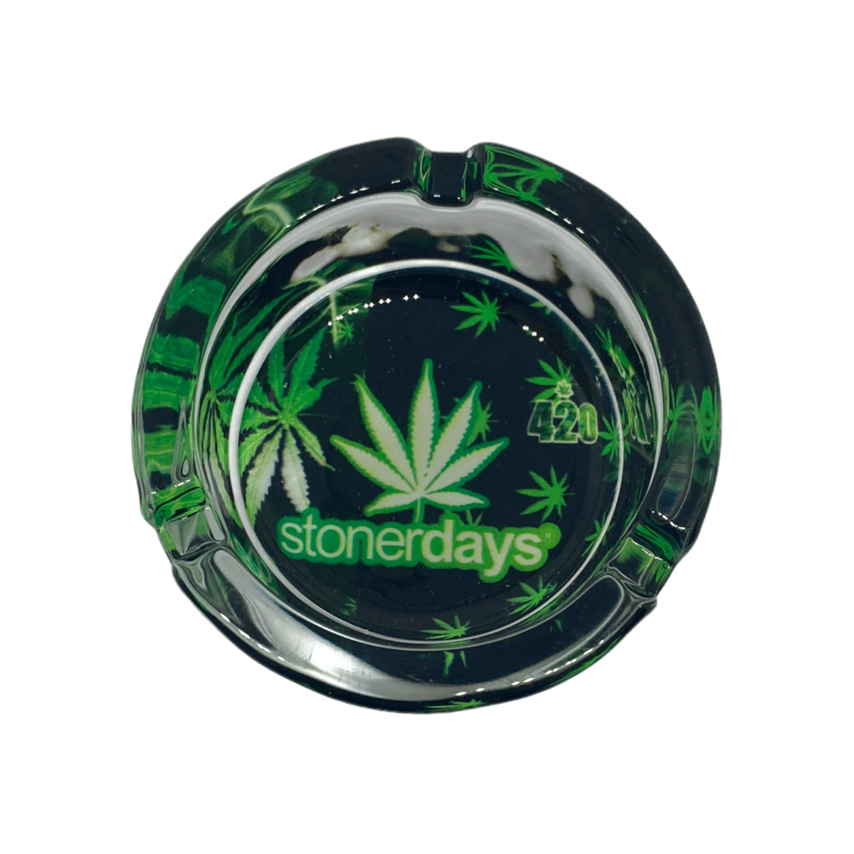 Cenicero Glow Hoja Stonerdays Redondo2