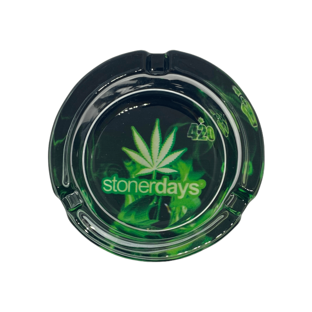 Cenicero Glow Hoja Stonerdays Redondo3