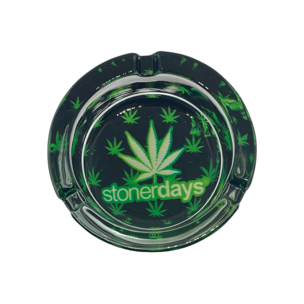 Cenicero Glow Hoja Stonerdays Redondo4