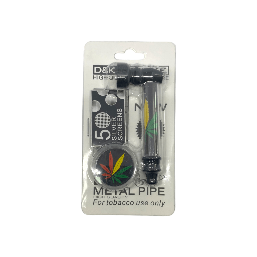 Kit D&K Pipa Metálica + Rejillas + Moledor4