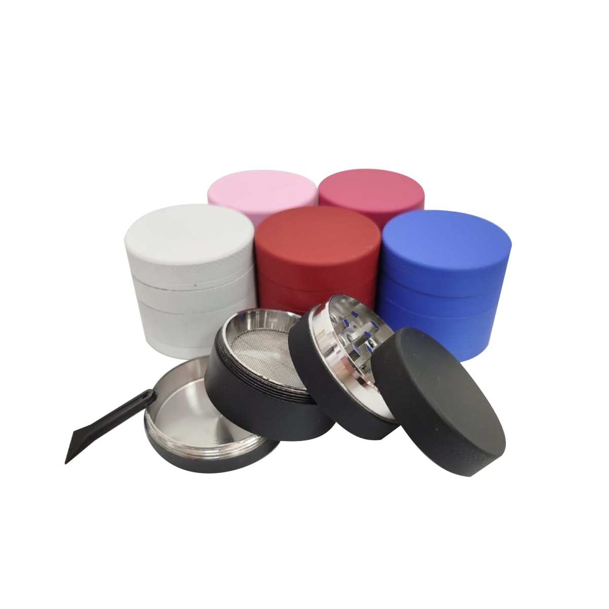 Moledor Engomado Colores 4 Partes 40mm 0
