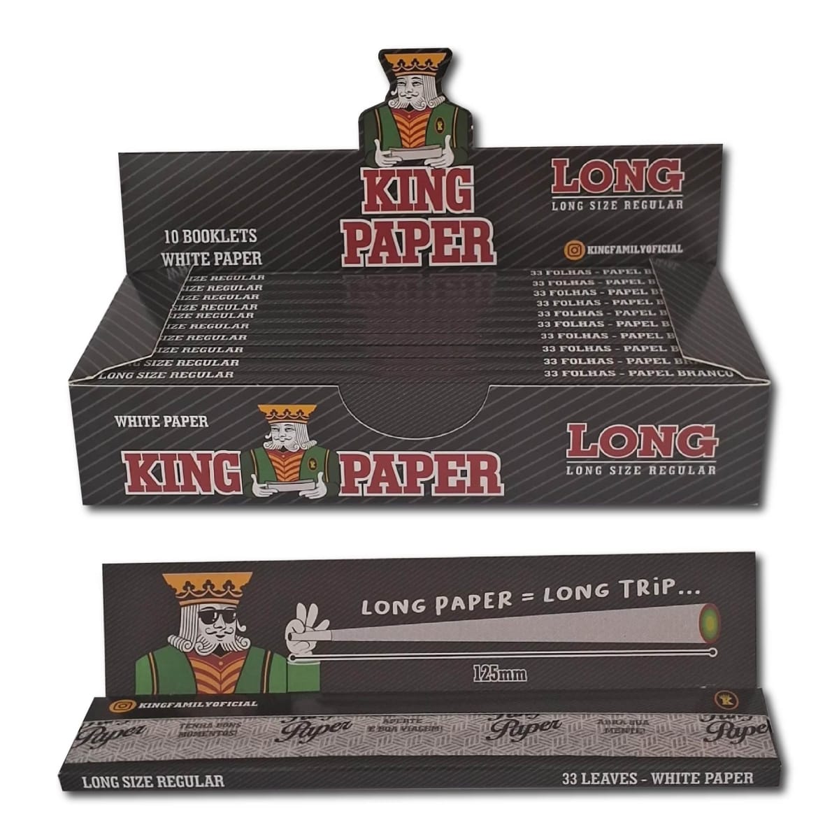 Papelillo King Paper Long Size 10 Booklets 0