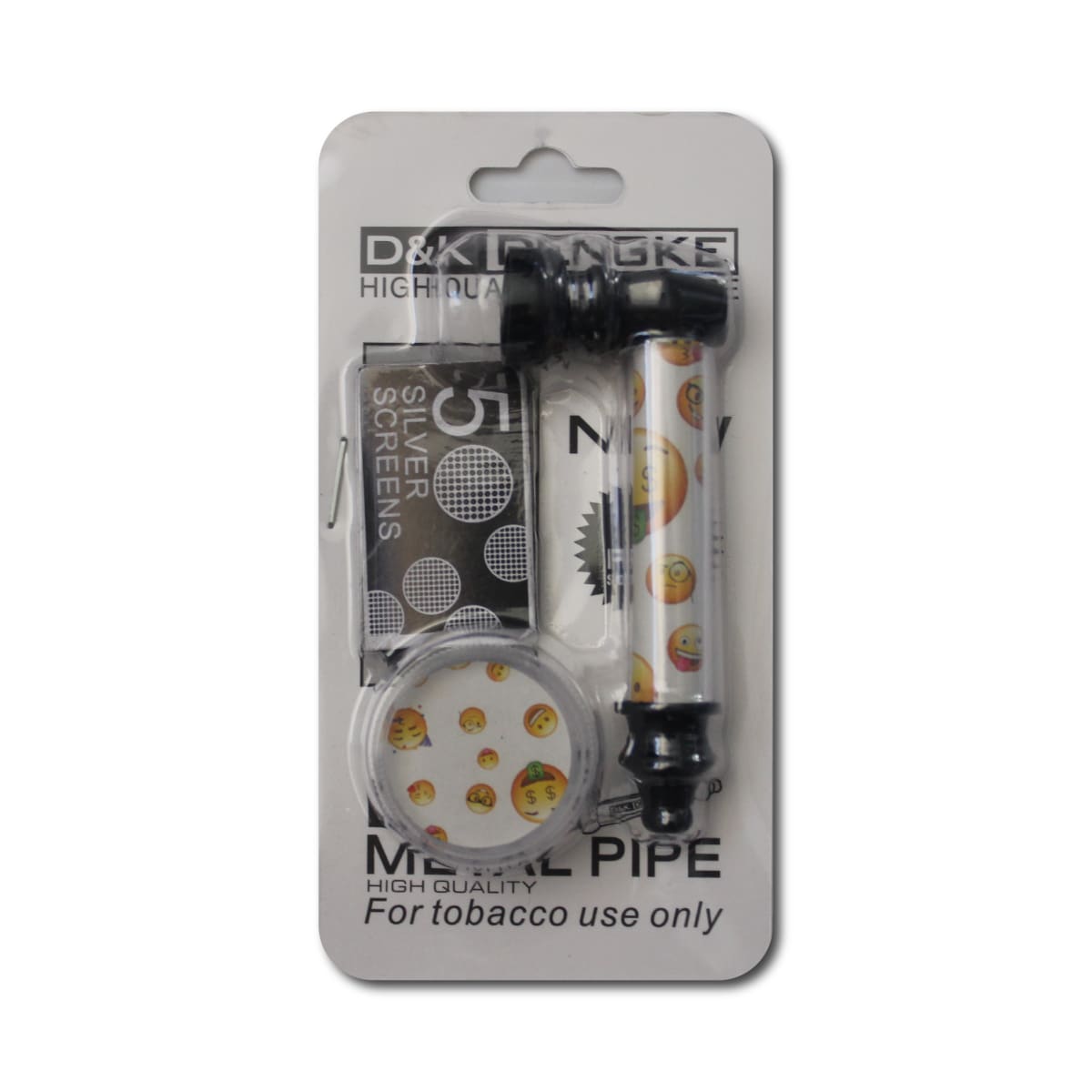 Kit Pipa metálica Diseño D&K + Rejilla y moledor12