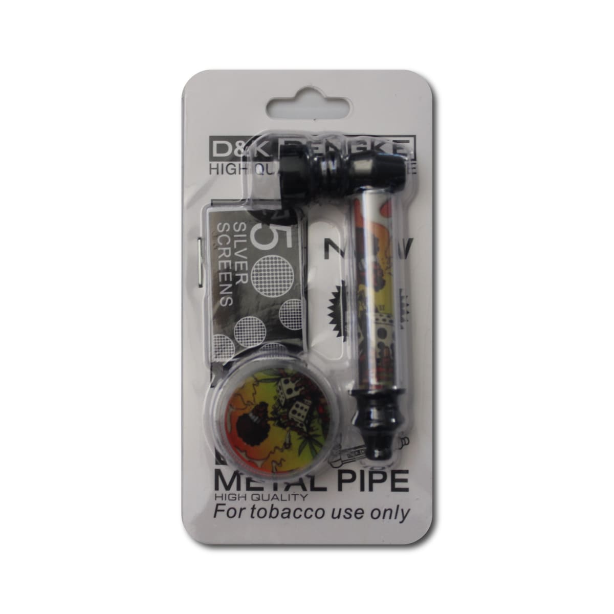 Kit Pipa metálica Diseño D&K + Rejilla y moledor7