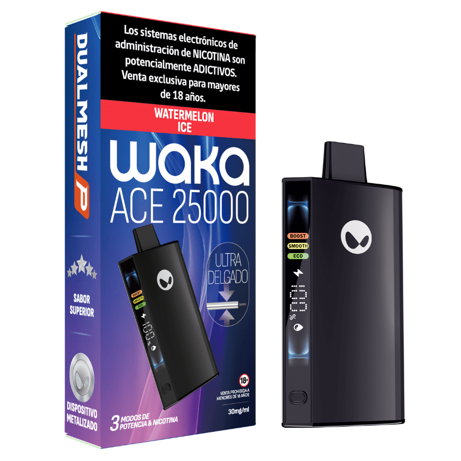 Vaporizador Waka Ace 25.000 Puff 3% Nicotina4