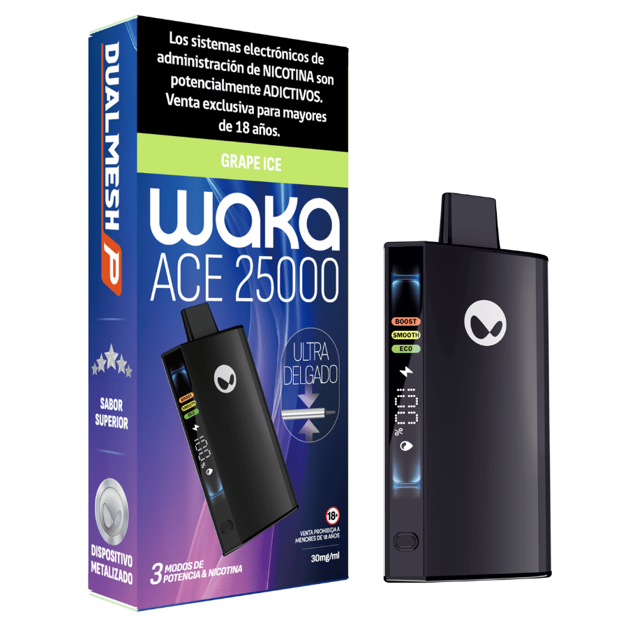 Vaporizador Waka Ace 25.000 Puff 3% Nicotina1