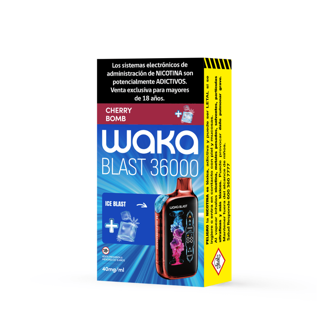 Vaporizador Waka Blast 36.000 Puff 4% Nicotina3