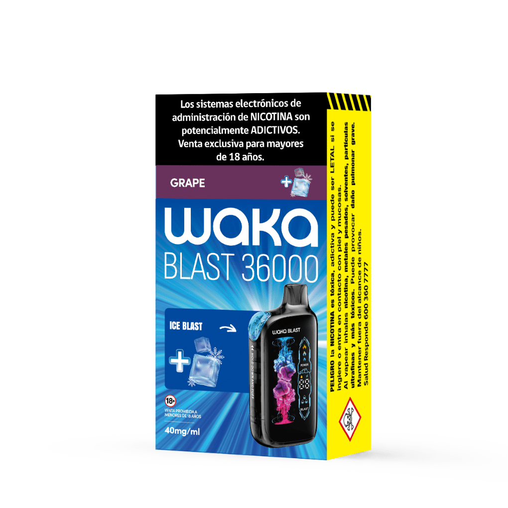 Vaporizador Waka Blast 36.000 Puff 4% Nicotina5