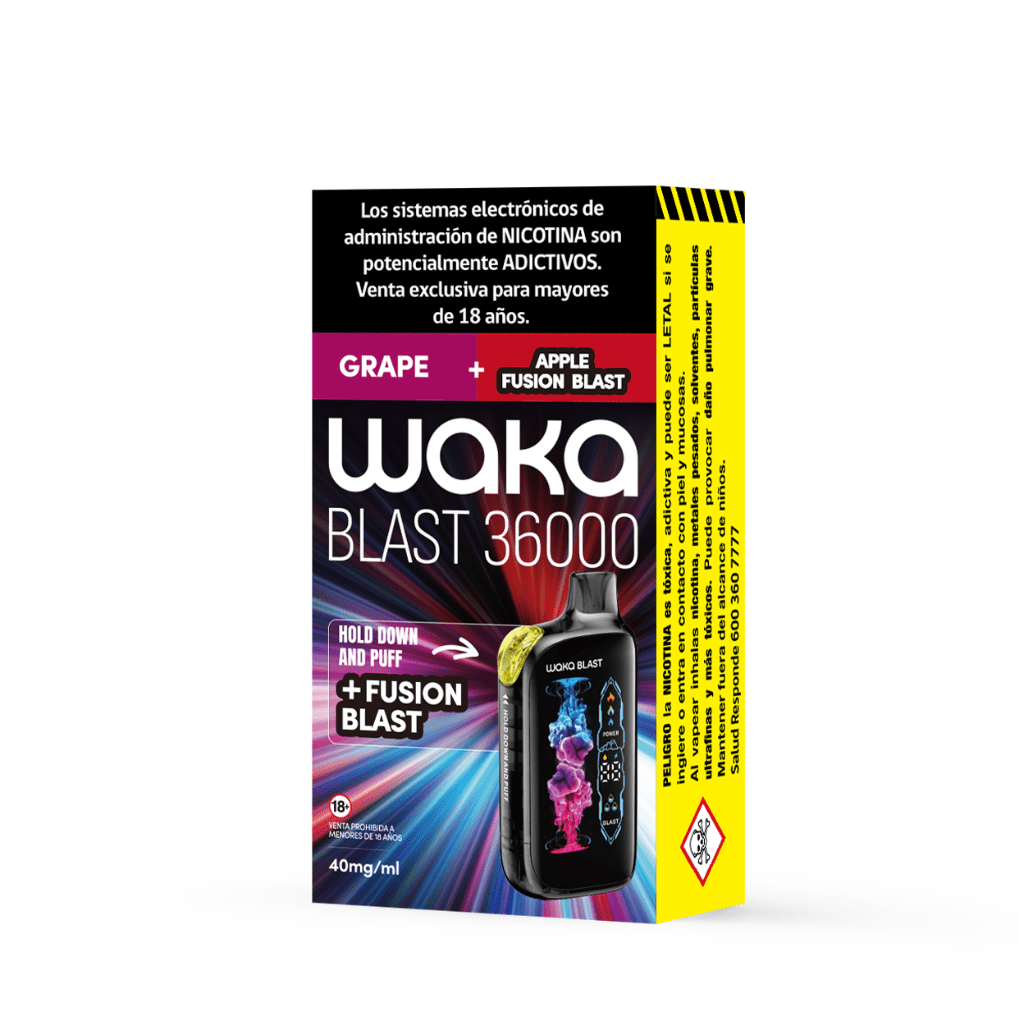 Vaporizador Waka Blast 36.000 Puff 4% Nicotina1