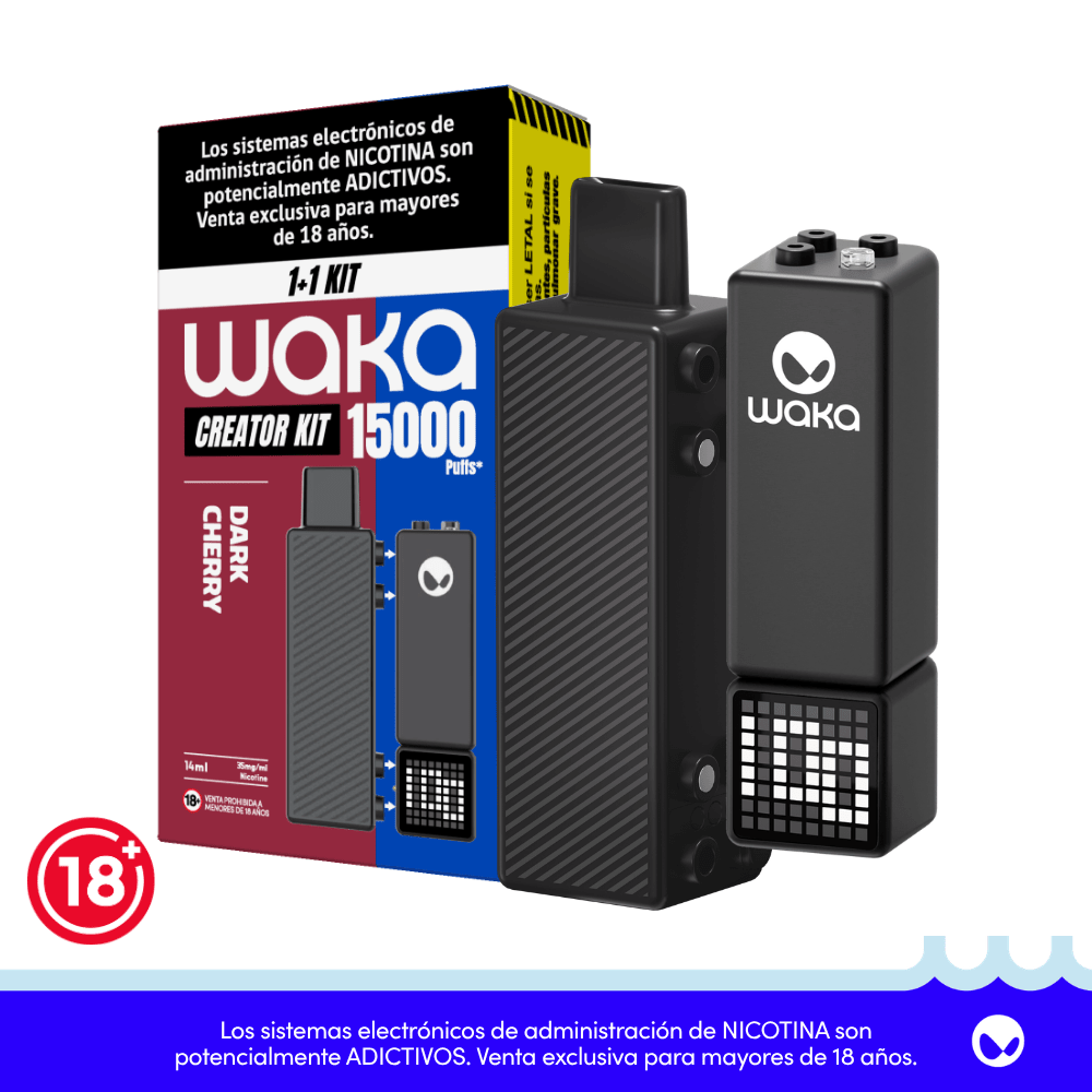 Vaporizador Waka Creator KIT 15.000Puff 3.5% Nicotina 0