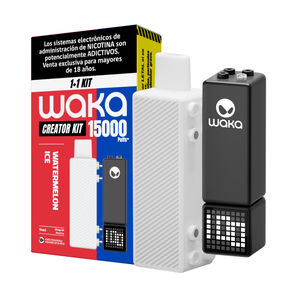 Vaporizador Waka Creator KIT 15.000Puff 3.5% Nicotina5