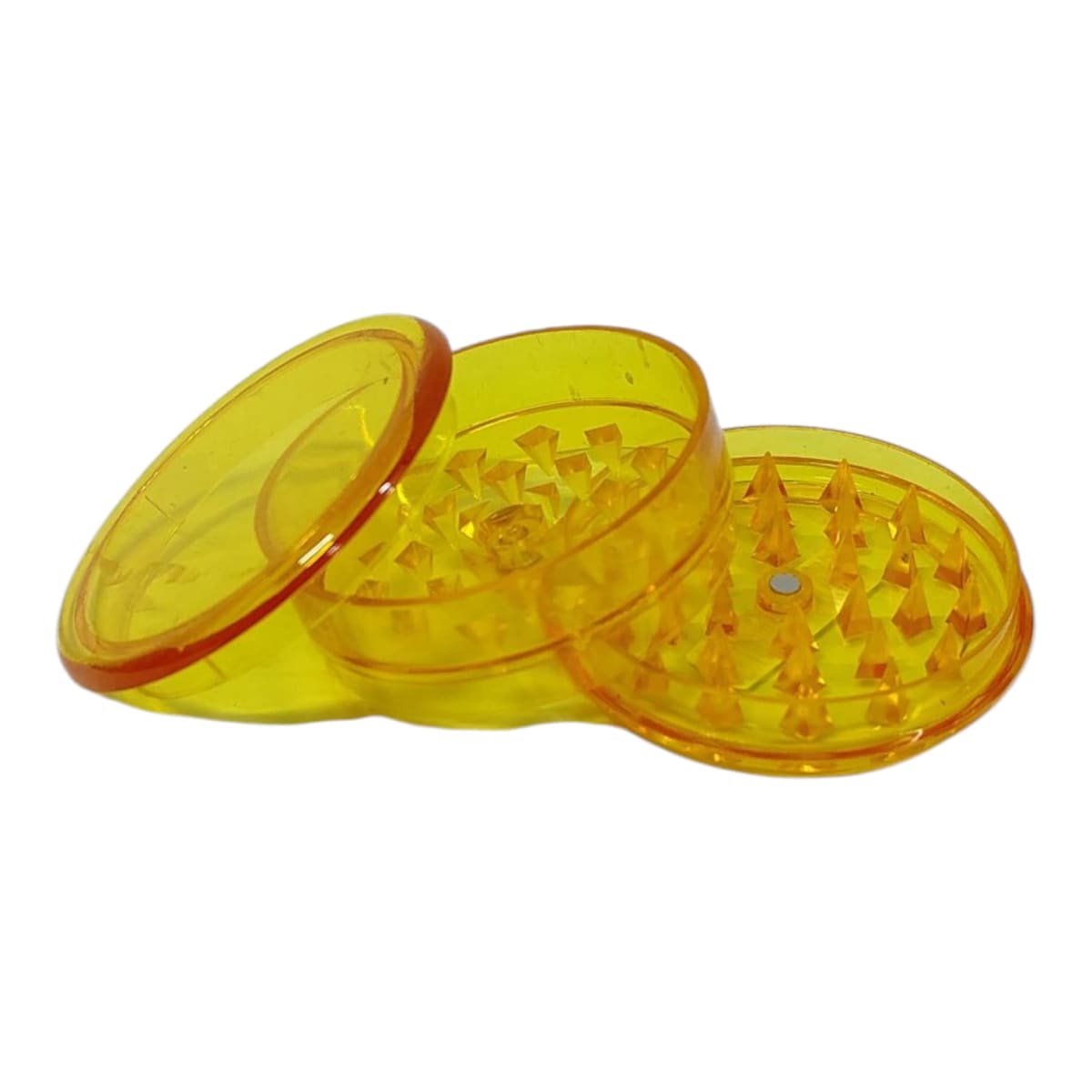 Moledor Plástico Liso Colores 3 Partes 60mm2