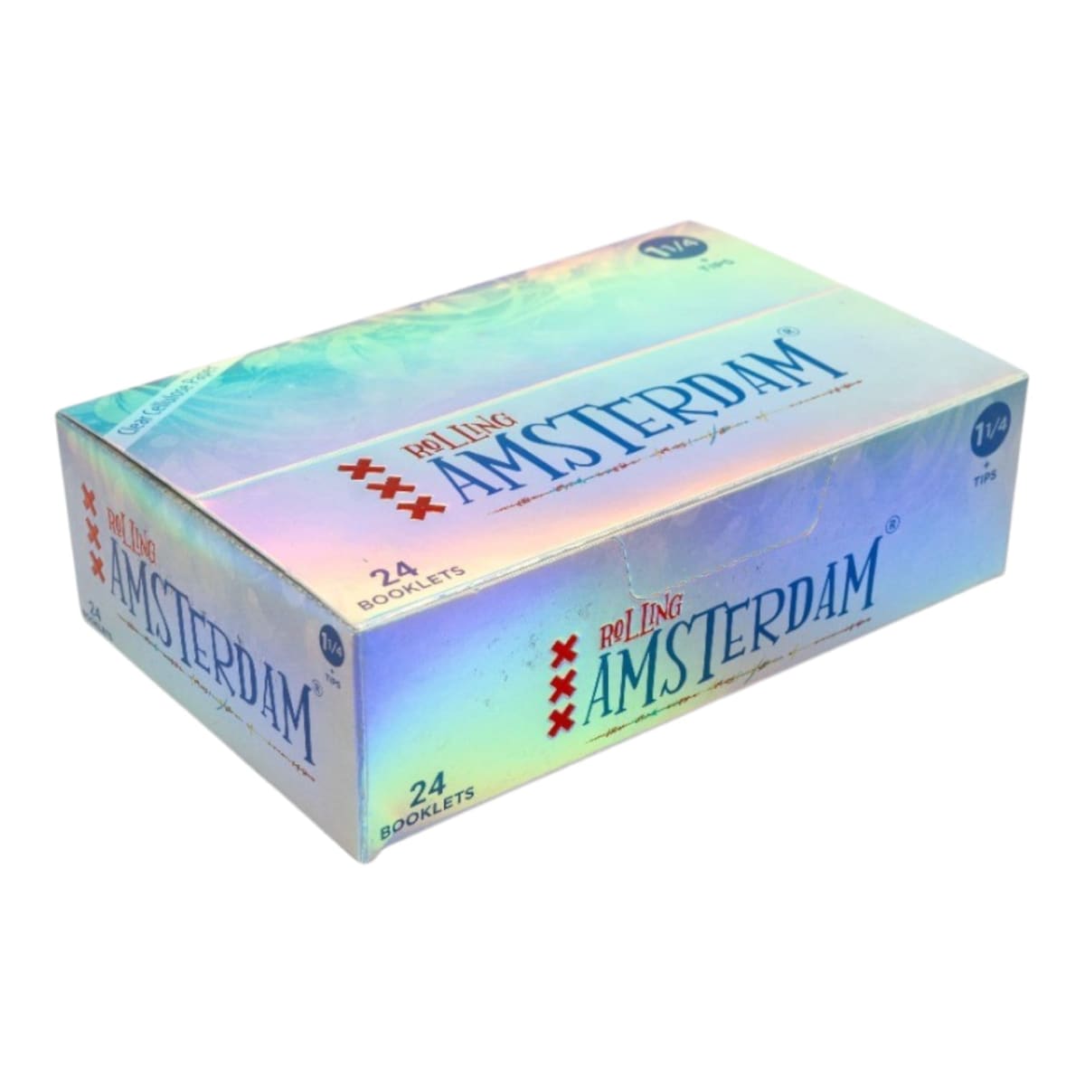 Celulosa Rolling Amsterdam 1 1/4 + Tips 24 Unidades3