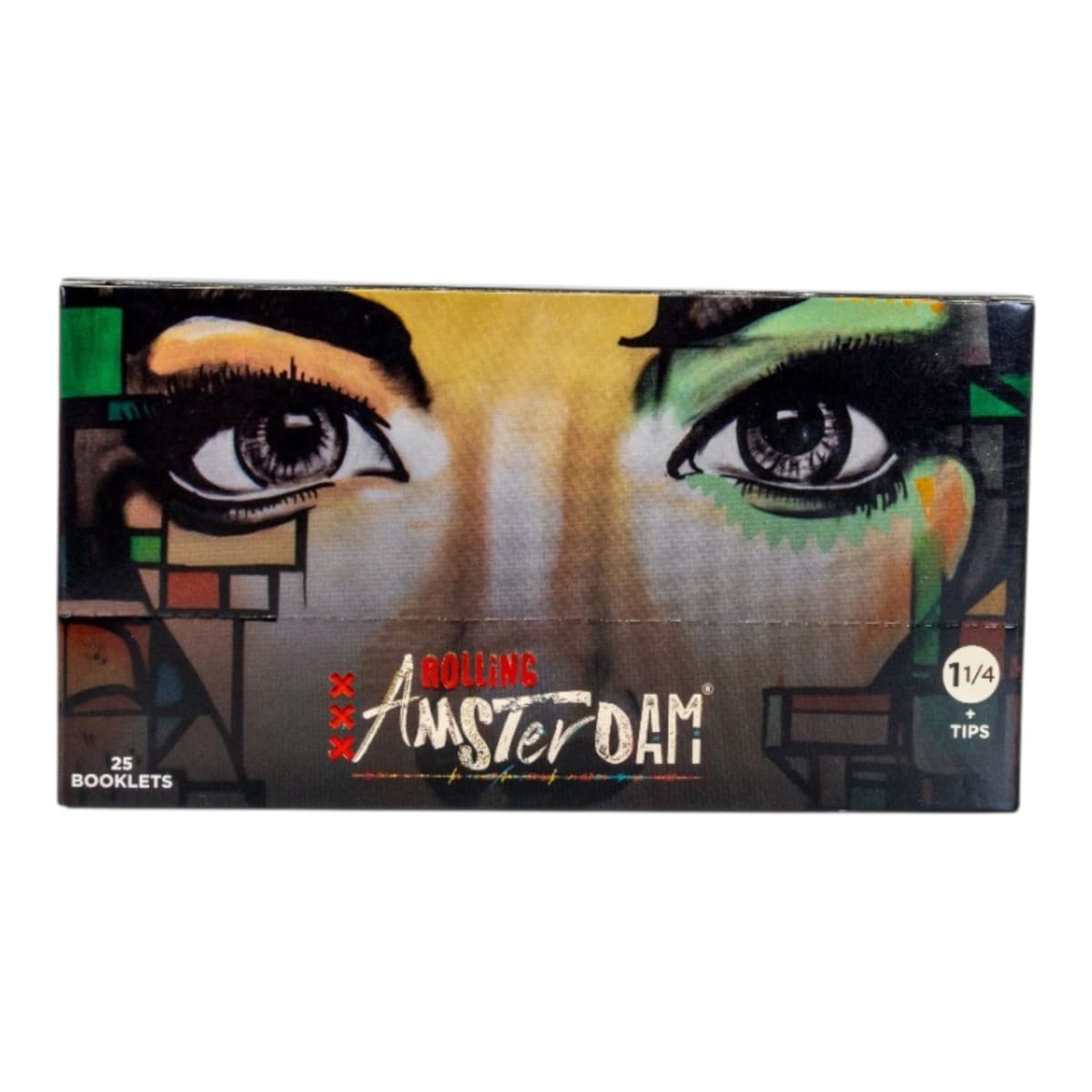 Papelillos xxx Rolling Amsterdam 1 1/4 + Tips Urban 25 booklets 0