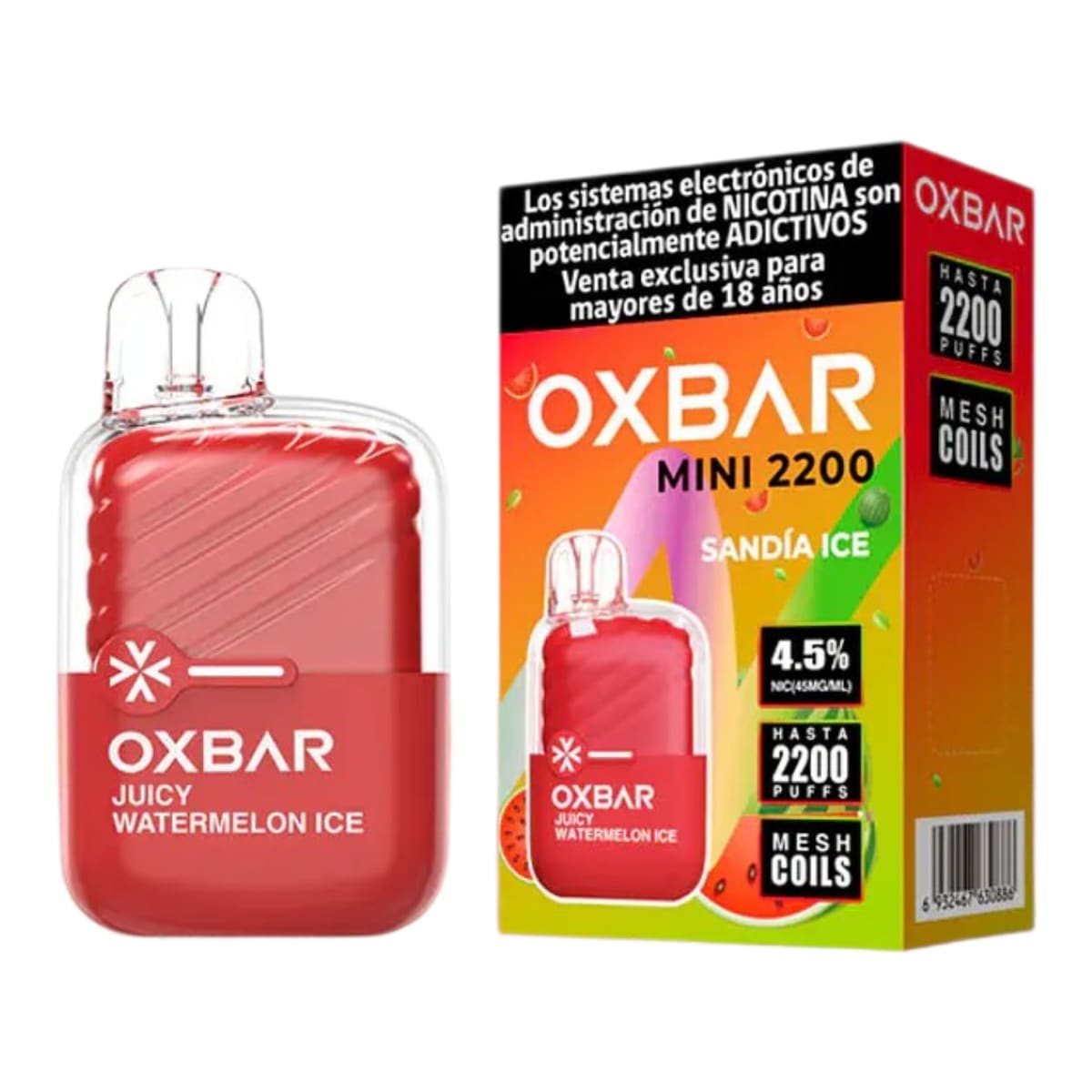 Vaporizador OXBAR mini 2200 Puff 0
