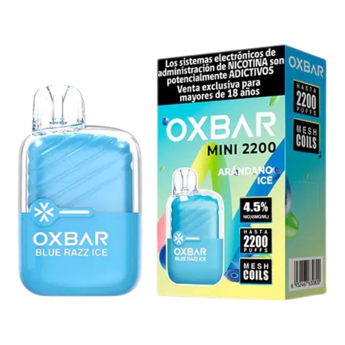 Vaporizador OXBAR mini 2200 Puff2
