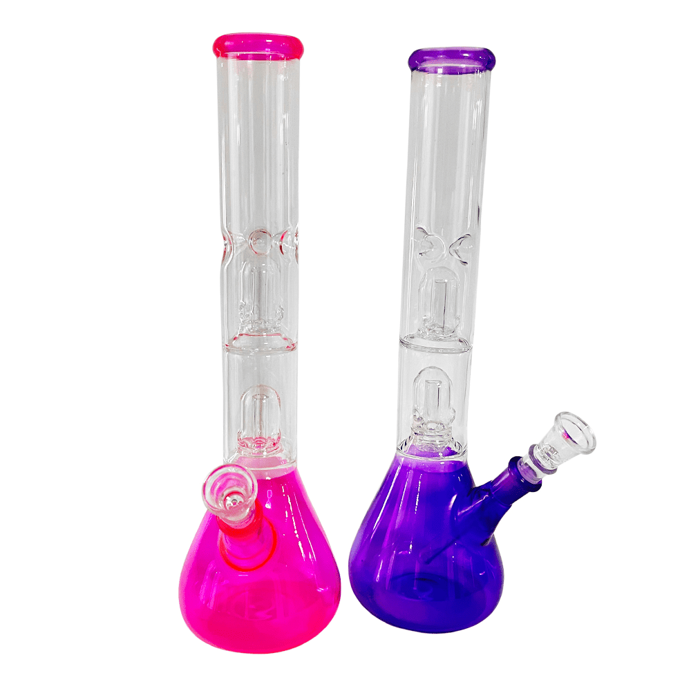 REMATE Bong Pyrex SB025 30cm 2P+A Transparente Colores1