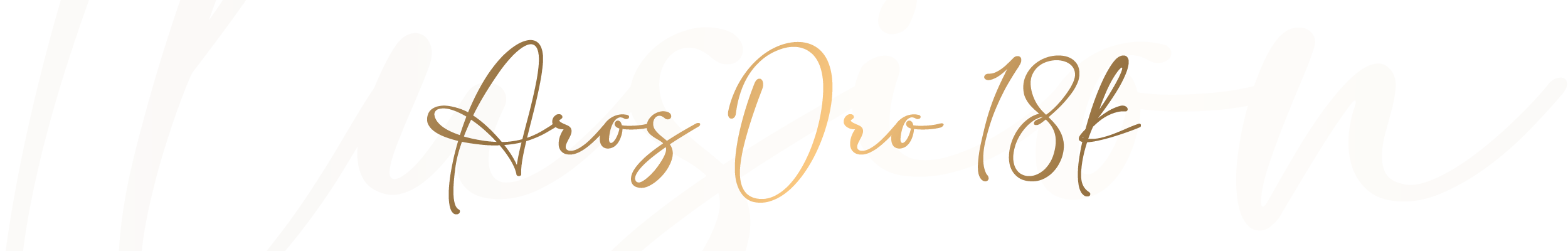 Aros Oro 18k