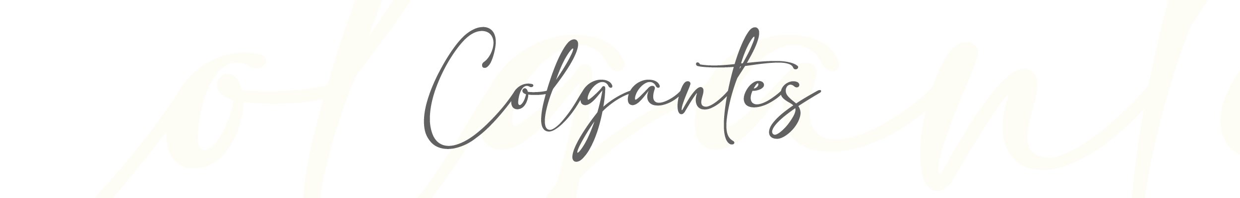 Colgantes
