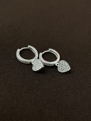 Aros con microcircones con corazón redondo1