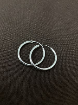 Aros argolla pequeños 20MM plata 9251