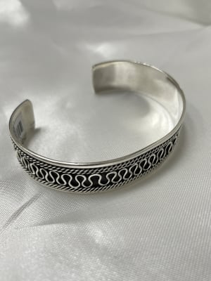 BRAZALETE PLATA ENVEJECIDA 16 mm de ancho1