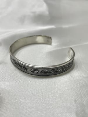 BRAZALETE PLATA ENVEJECIDA 10 mm de ancho1