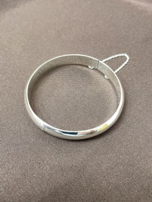 Pulsera Esclava gruesa con cadena seguridad1