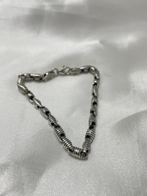 PULSERA PLATA ENVEJECIDA caracoles1