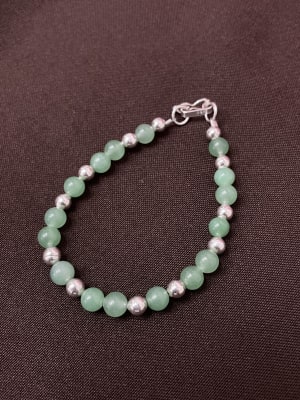 Pulsera piedra 17cm Verde1