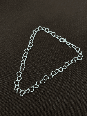 PULSERA ESLABONES DE CORAZÓN PEQUEÑO1
