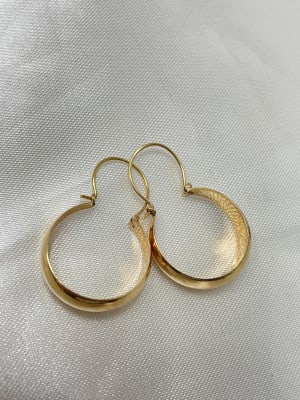 Aros Oro 18k modelo bote mediano 2