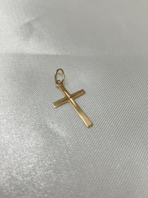 Colgante de cruz oro 18k 2