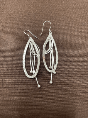 Aro colgante figura de plata 925 tiras1