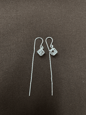 ARO CADENA PLATA con cubo1