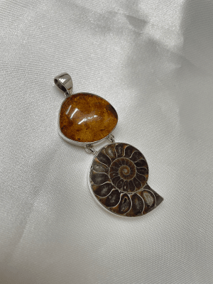 Colgante Piedra Natural coral 1