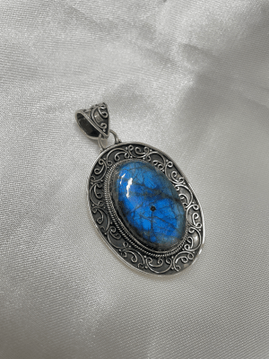 Colgante de Piedra natural de labradorita 9501