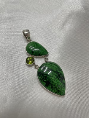 Colgante de Piedra Natural Verdoso4