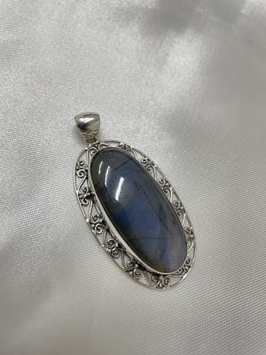 Colgante labradorita piedra Natural4