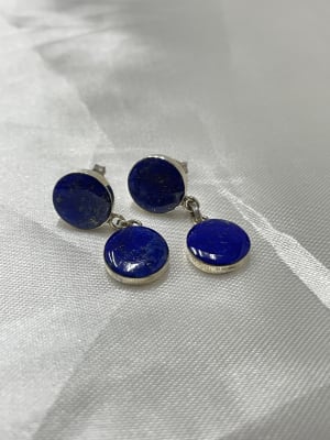 Aro Pegado/colgante de lapislazuli2