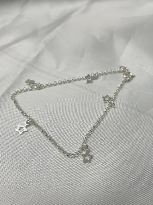 Pulsera Rolo con colgantes de estrellas 1