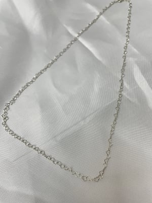 Cadena corazones de 55cm eslabones1